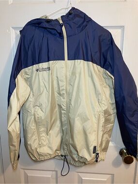 Columbia Men’s Windbreaker Jacket - Navy & Cream
